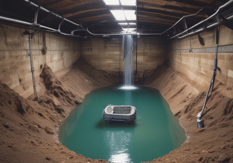 Specialized team managing emergency response for spilled contaminants.