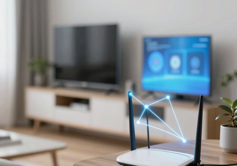 Minimalist icon showing a hand tapping a category on a digital screen.