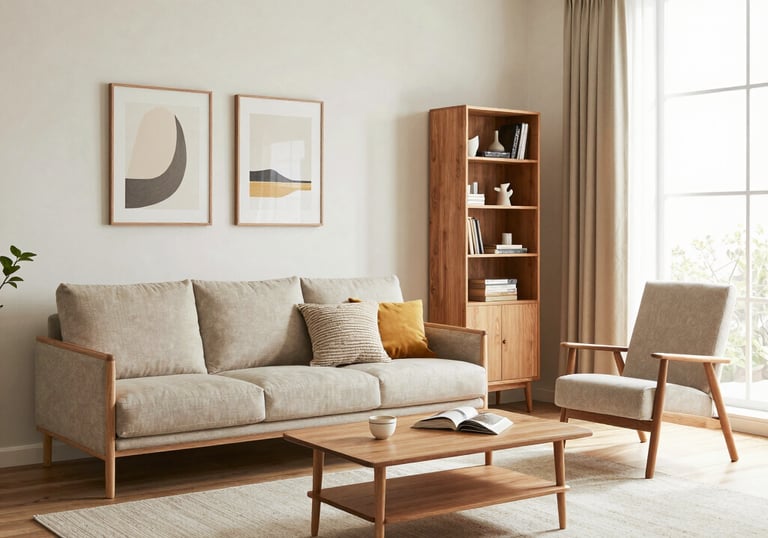 Subtle abstract grid overlay with soft earth tones evoking connection and flow.