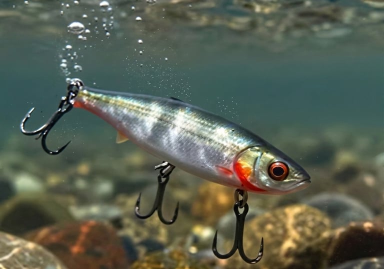 Señuelo artificial de pesca tipo pez para spinning