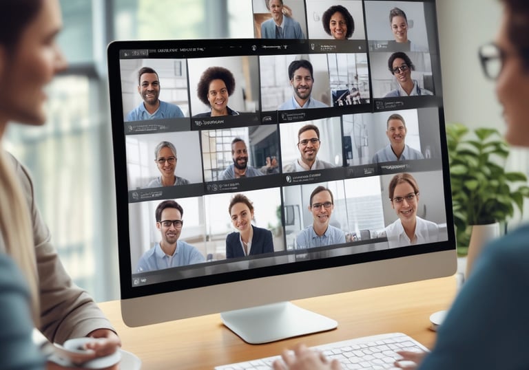 Clean workspace with laptop, documents, and smartphone showing bookkeeping app.