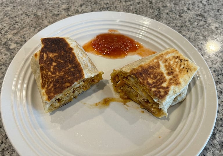 Meatless Cauliflower Chickpea Wrap