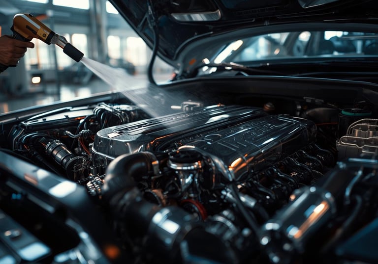 Mycie silników samochodowych Gdańsk