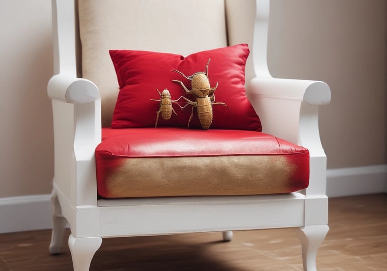 Worker cleaning a large water tank wearing protective gear and using specialized equipment.