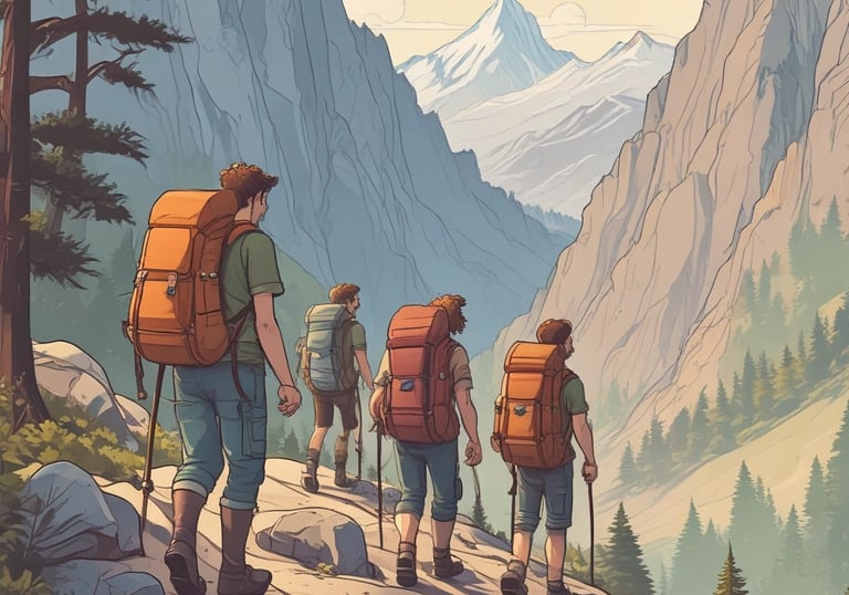 a man riding a skateboard down a street next to tall buildings