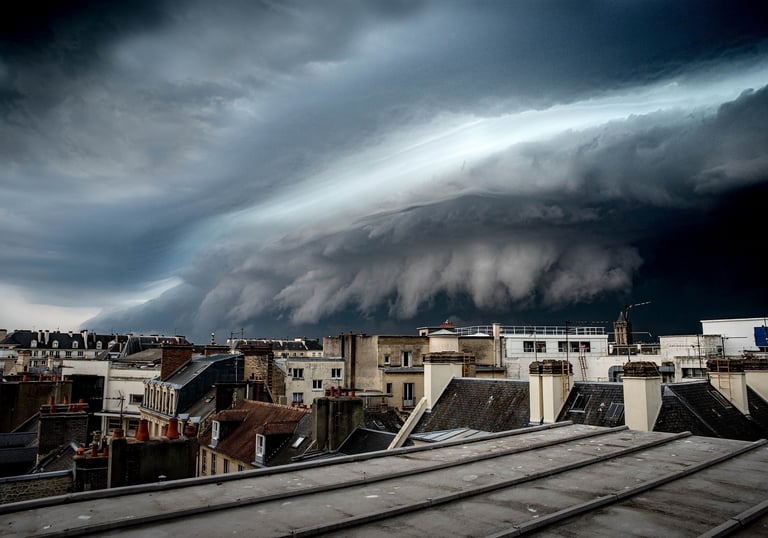 Photo d'un arcus visible dans la ville de Caen (Thomas Roulland Photographie)
