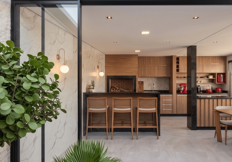 Projeto de área gourmet - Brasília