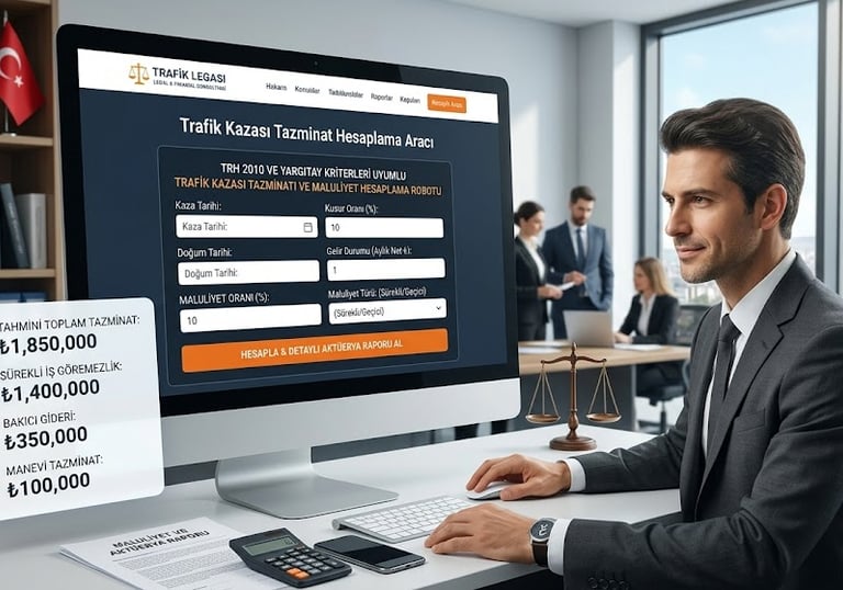 Trafik Kazası Tazminatı Hesaplama
