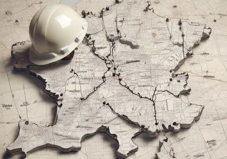 An image depicting a satisfied client reviewing contractor profiles.