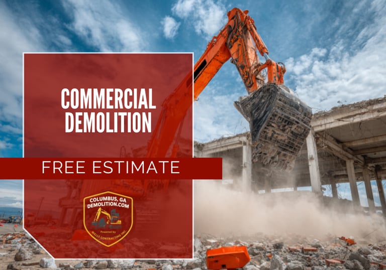 Commercial Demolition in Columbus, GA