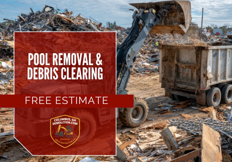 Pool Removal & Debris Clearing in Columbus, GA