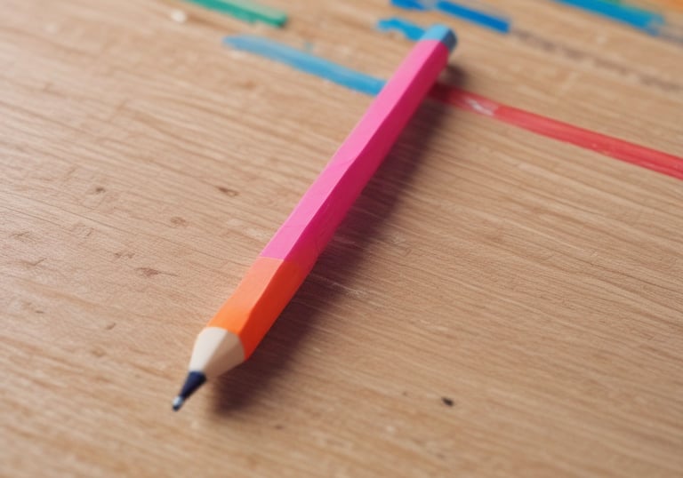 a colorful pencil