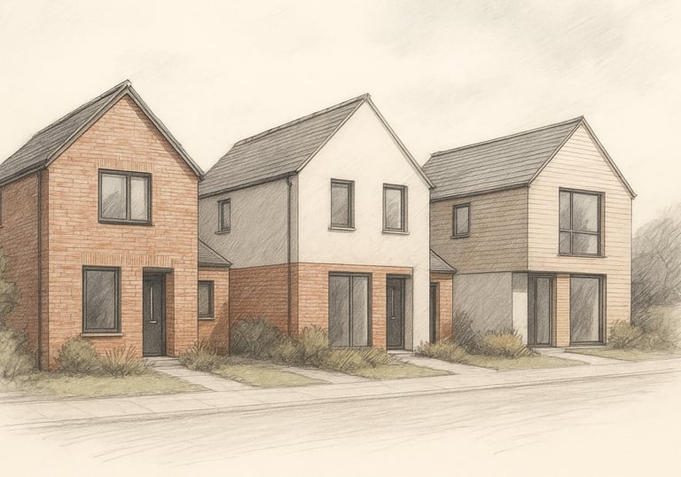 Concept housing scheme in Ely