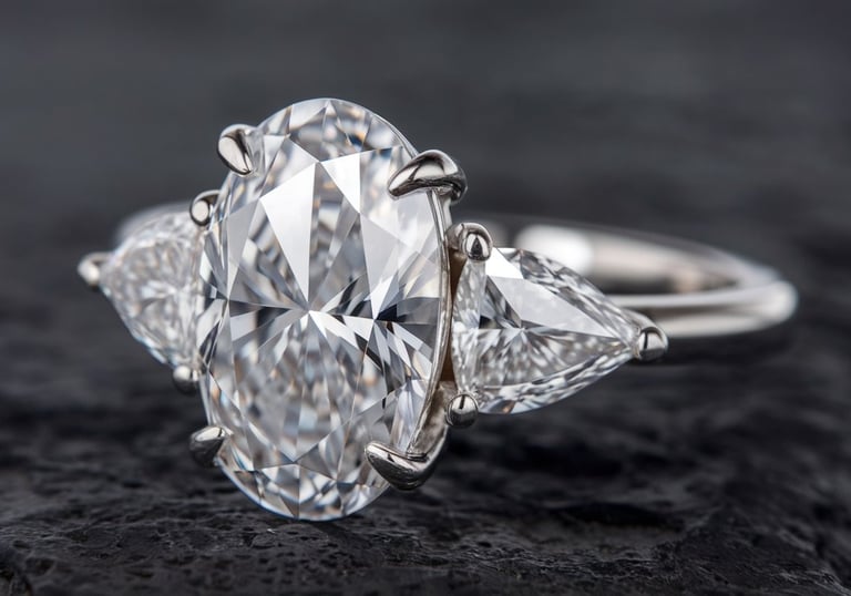 Shambh's Three Diamond Ring