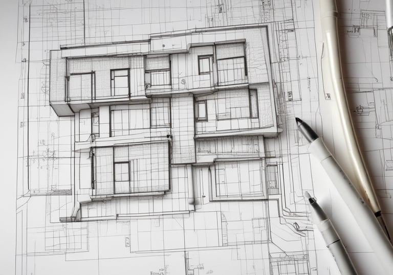 Finished residential property with a modern design.