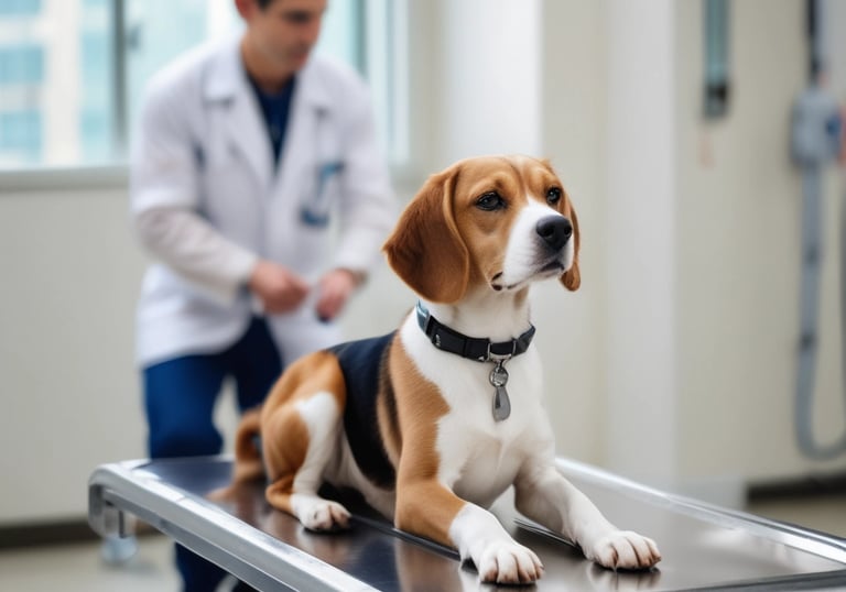 a man riding a skateboard down a street next to tall buildings