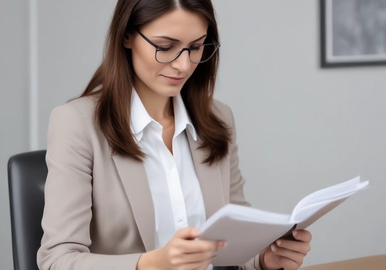 a man riding a skateboard down a street next to tall buildings