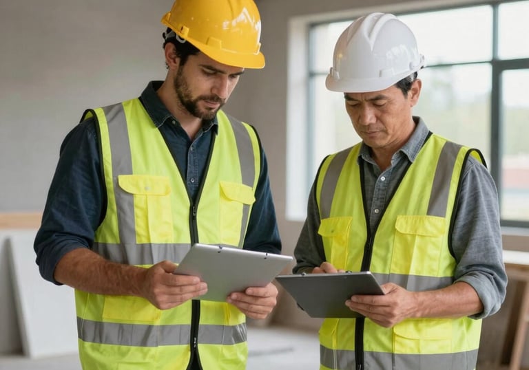 a man riding a skateboard down a street next to tall buildings