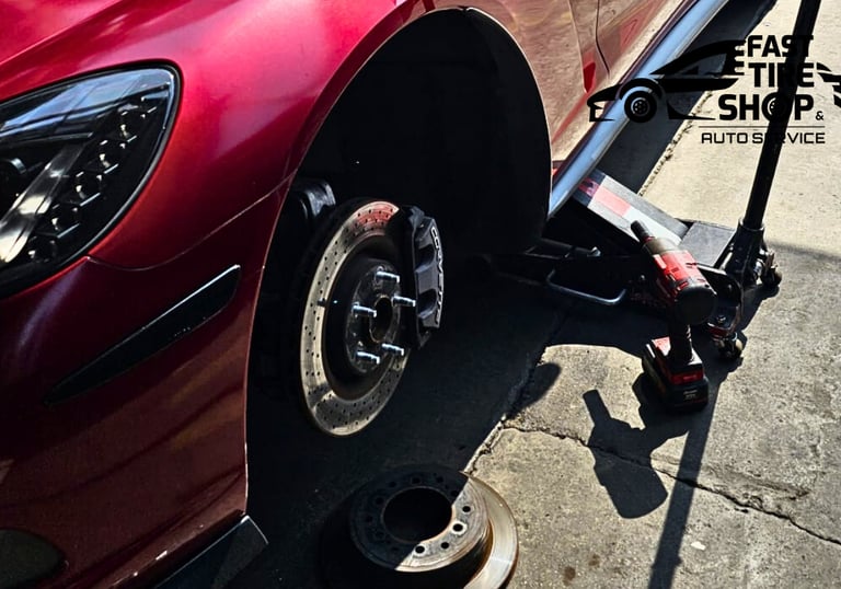rake replacement and inspection service at Fast Tire Shop East Los Angeles.