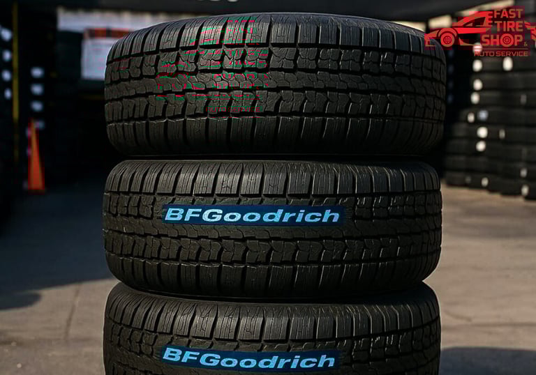 new tires ready for installation at Fast Tire Shop East Los Angeles