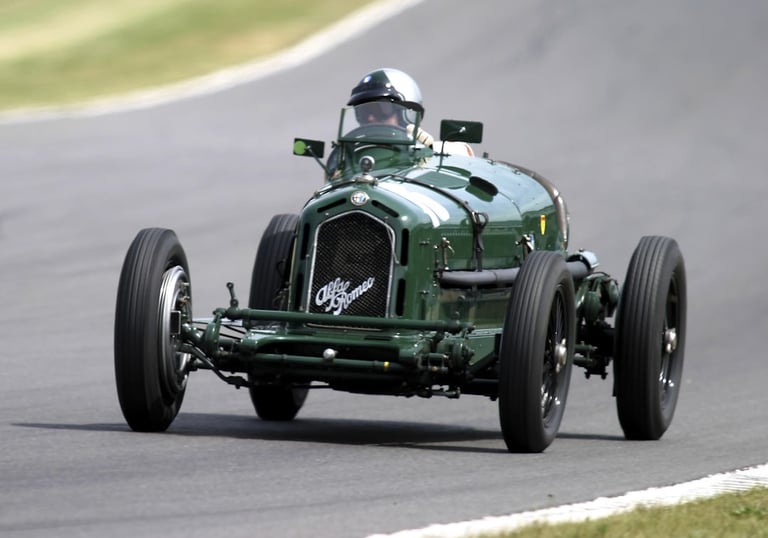 Typecast Alfin brakedrums - Alfa Romeo Alfin on track