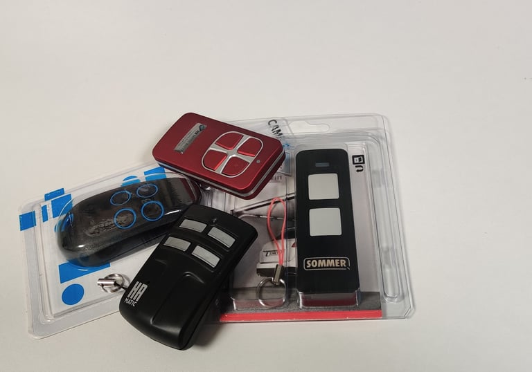 Originalūs pulteliai: Hörmann, CAME, Sommer, HR Matic