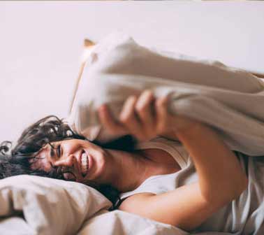 Benefits of massage, includes happiness and better sleep photo