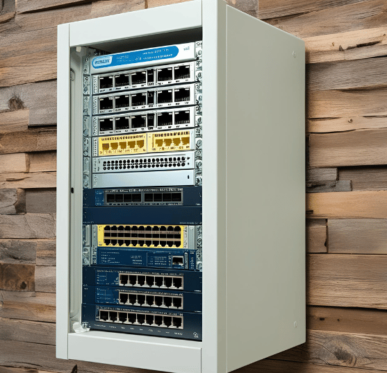 network rack with Compact Wall-Mounted