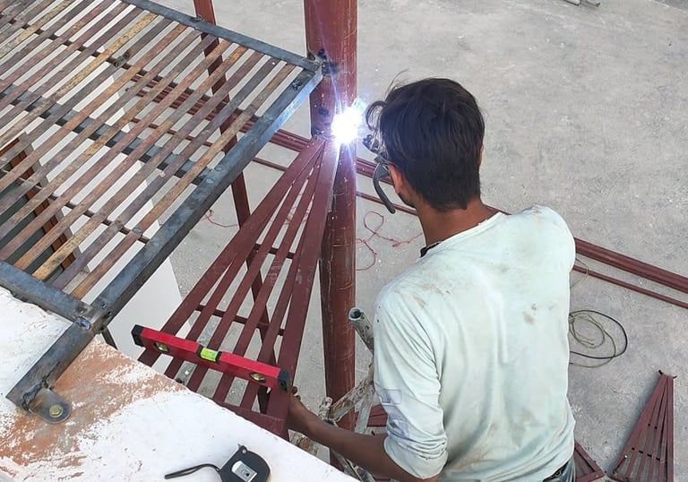 Custom metal fabrication services in Bangalore by MyGreenEarth