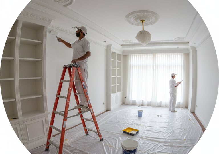 painter working