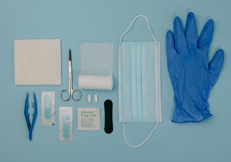 AuriHeal Medical Medic First Aids Kit bandages