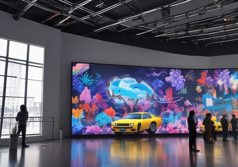 black blue and yellow textile