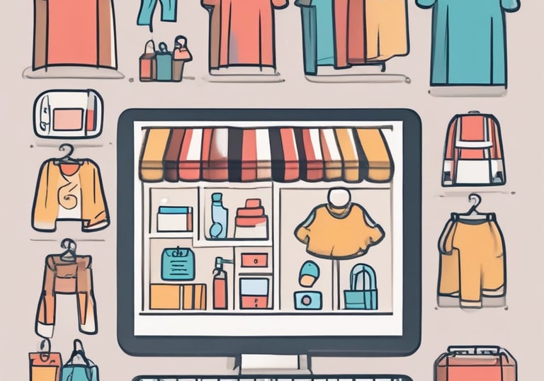 a man riding a skateboard down a street next to tall buildings