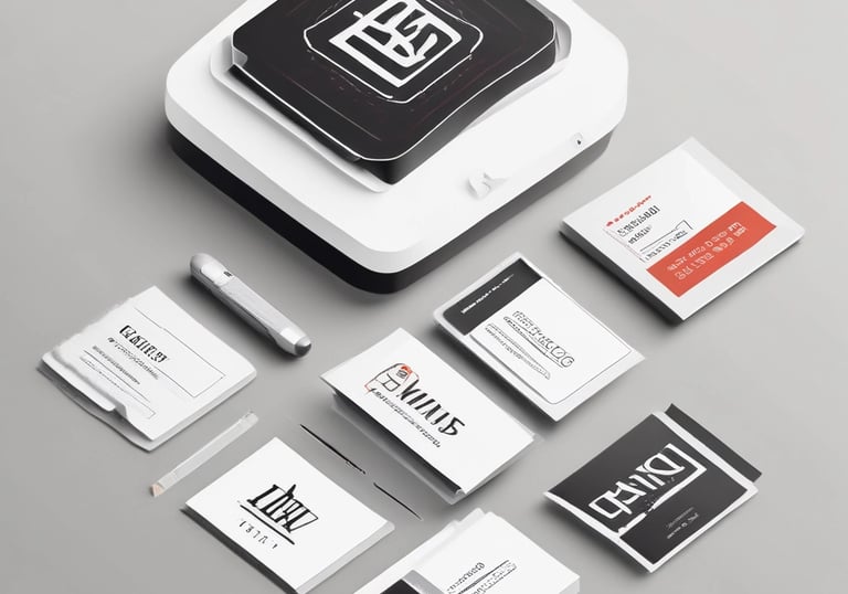 a man riding a skateboard down a street next to tall buildings