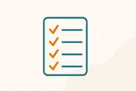 a checklist with a checklist of the checklist