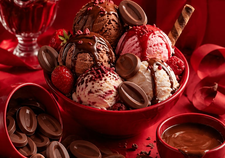 flavored ice creams