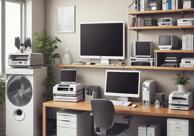A vintage typewriter with a sheet of paper that has the word 'EDTECH' typed on it. The typewriter casing is dark green and the setting appears to be on a light wooden surface.
