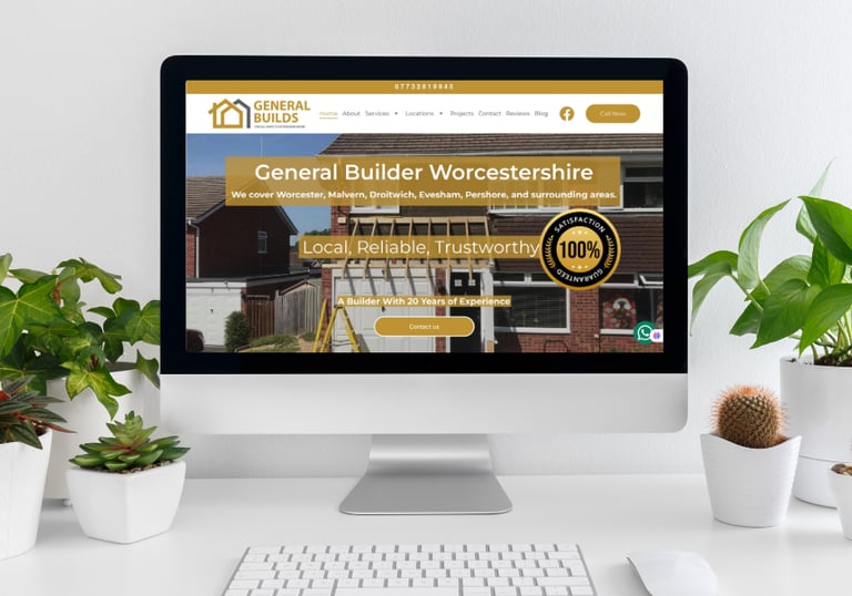 web design being showcased designed by City Walls Design