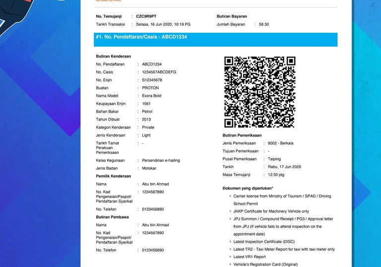 Appointment Puspakom