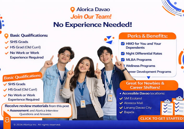 alorica hiring alorica davao bpo practice bpo assessment alorica salary