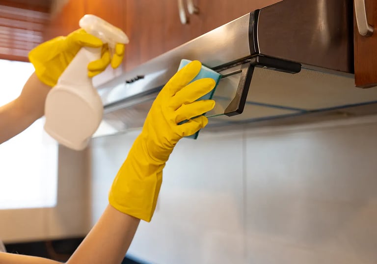 Detailed deep cleaning service focused on kitchens, bathrooms, and high-touch areas