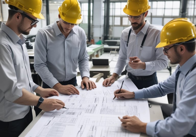 A completed building showcasing successful project management.