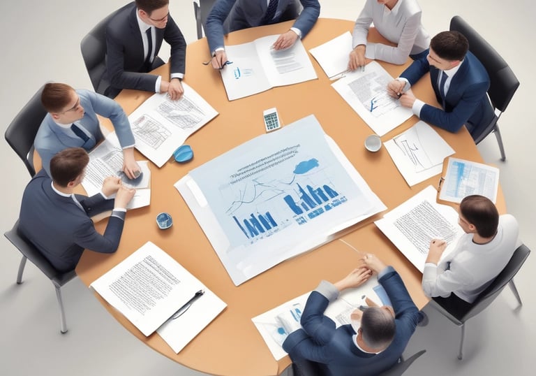 A construction site with workers and equipment in action.