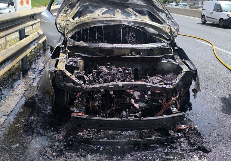 Tasación de vehículos incendiados por perito de automóviles en Valencia
