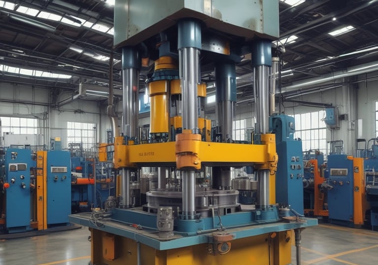 An assembly line showcasing workers assembling die-cut parts in a well-organized workspace.