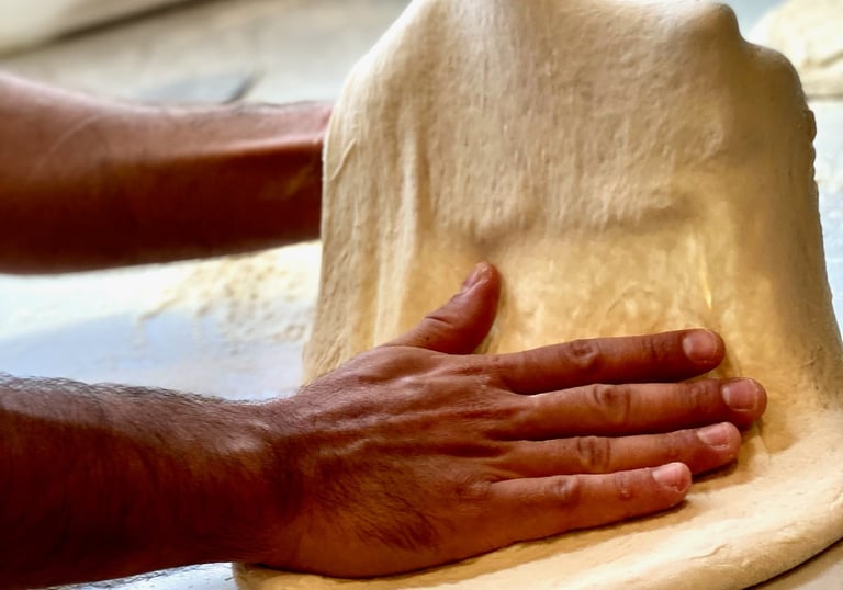 Pizza catering action