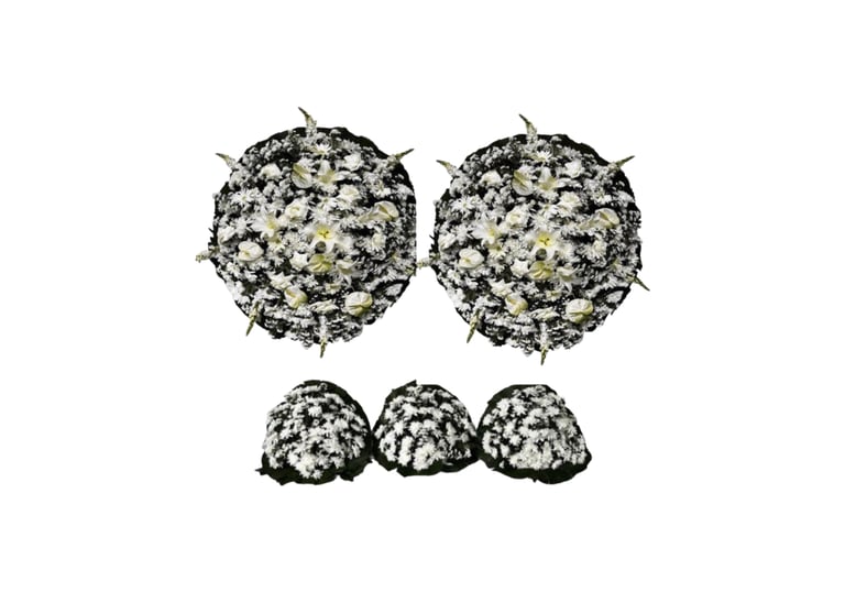 Imagem mostra coroa de flores da Velar em São Paulo