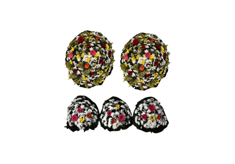 Imagem mostra coroa de flores da Velar em São Paulo