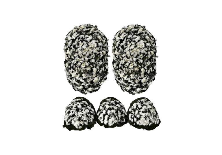 Imagem mostra coroa de flores da Velar em São Paulo