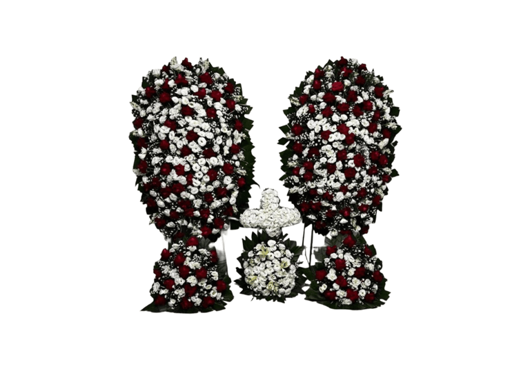 Imagem mostra coroa de flores da Velar em São Paulo